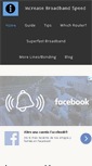 Mobile Screenshot of increasebroadbandspeed.co.uk