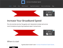 Tablet Screenshot of increasebroadbandspeed.co.uk